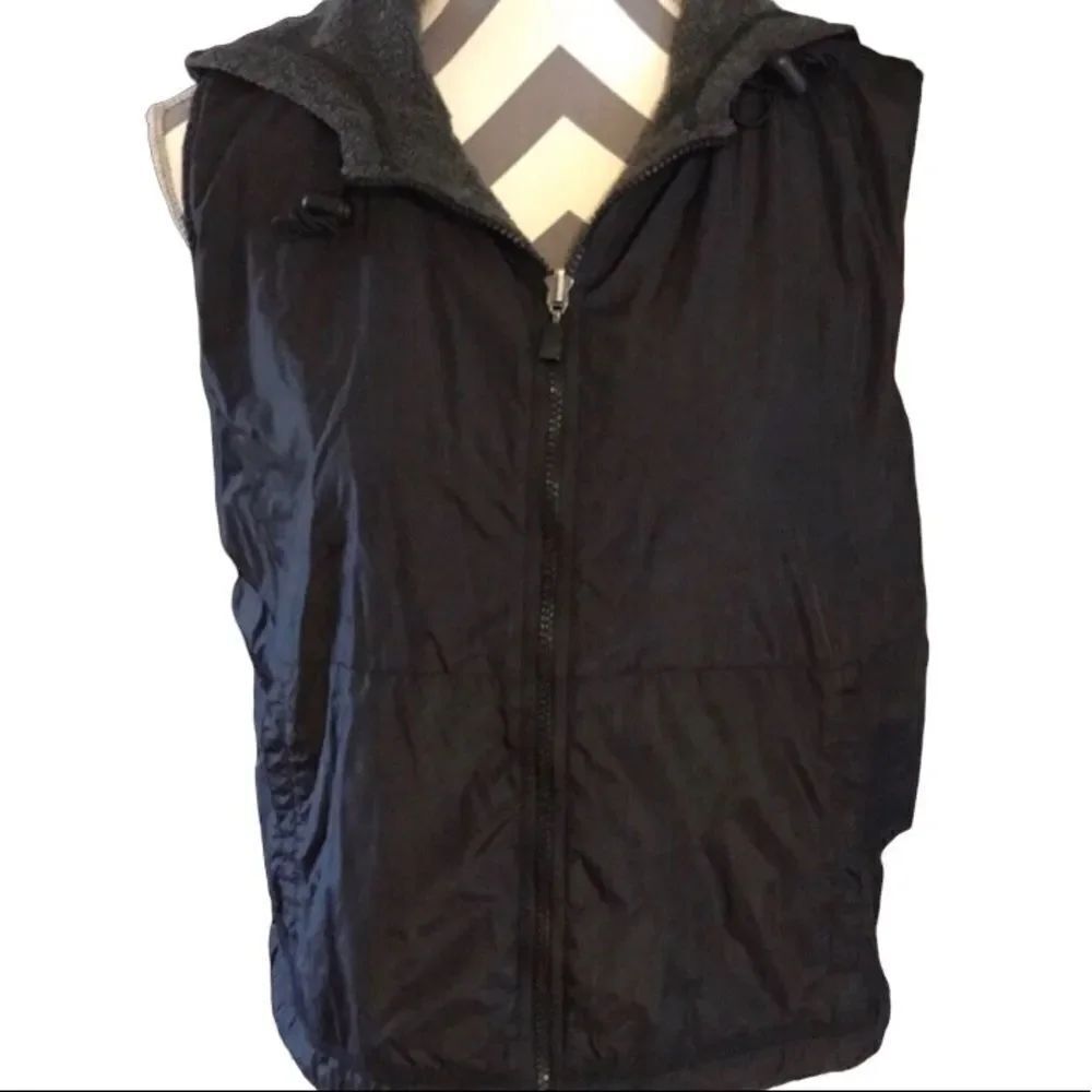 Liz Claiborne SMALL Reversible Hooded Vest